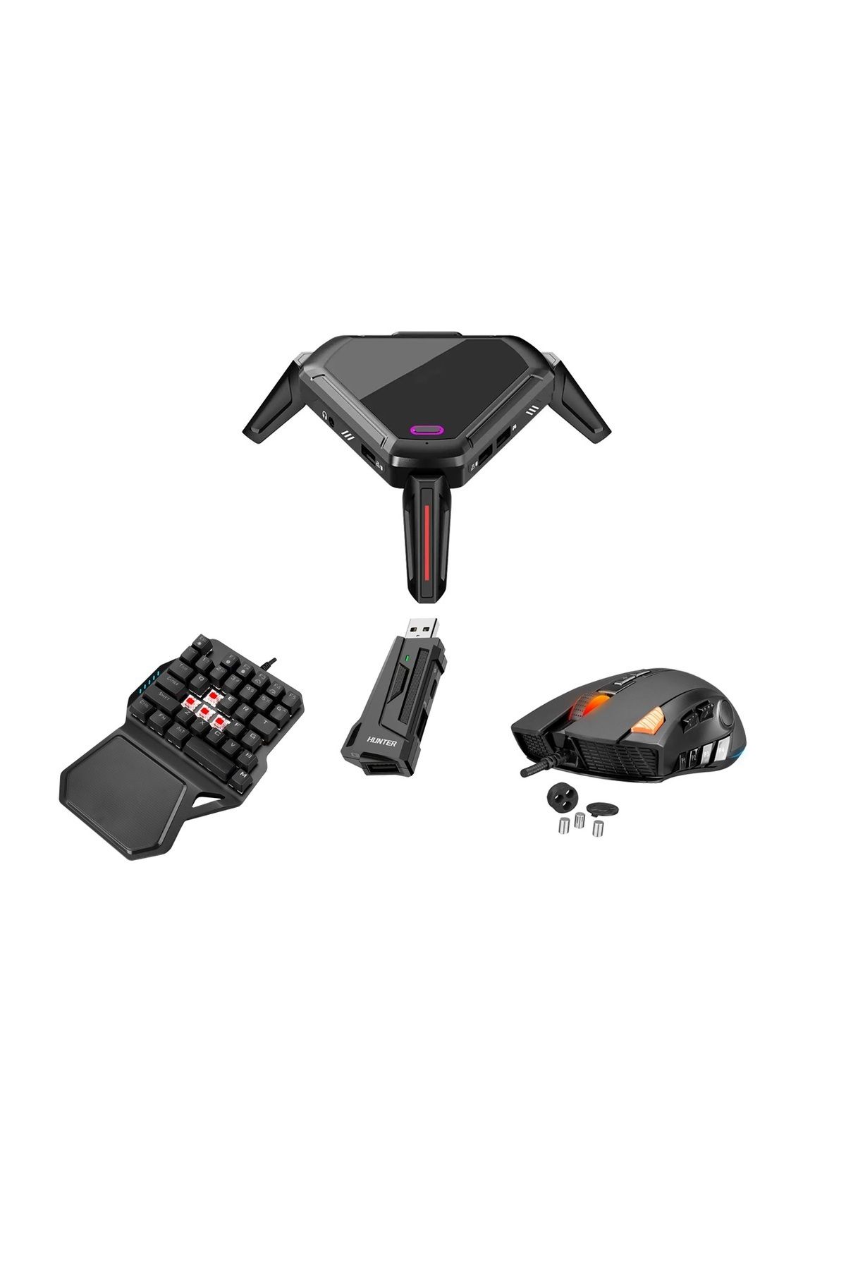 Monster Ps5 Ps4 Xbox Series X S uyumluOne Nintendo Klavye Mouse Konsol Dönüştürücü Aİ SİS